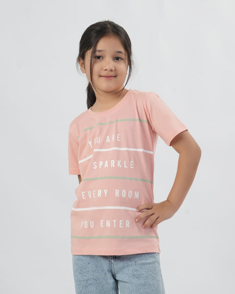Girls' Half Sleeves T-Shirt