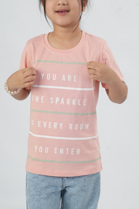 Girls' Half Sleeves T-Shirt
