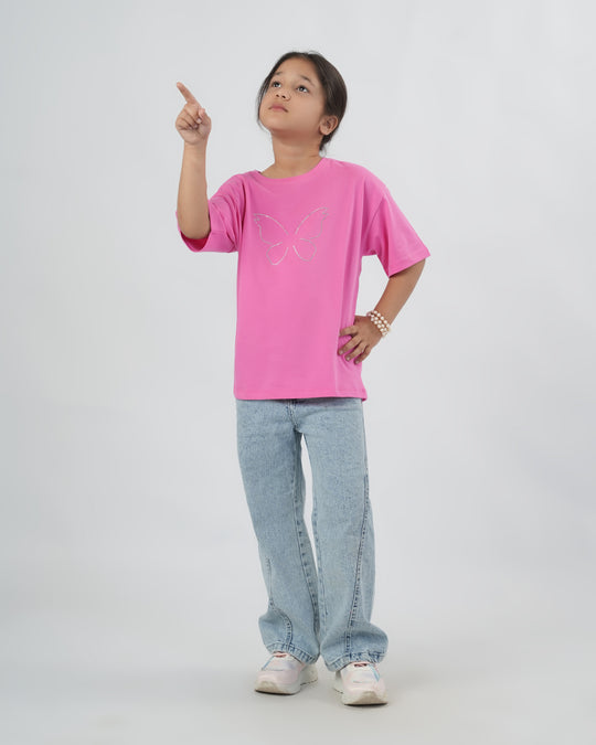 Girls' Half Sleeves T-Shirt