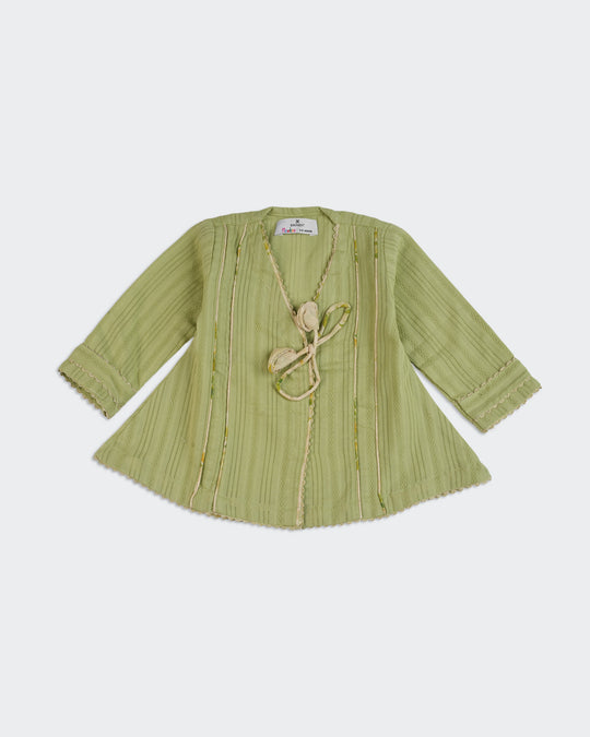 Newborn Girls Lino Kara Shalwar Kameez Suit