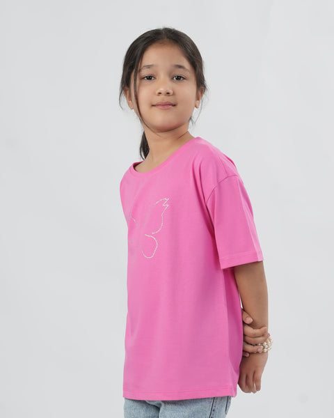 Girls' Half Sleeves T-Shirt
