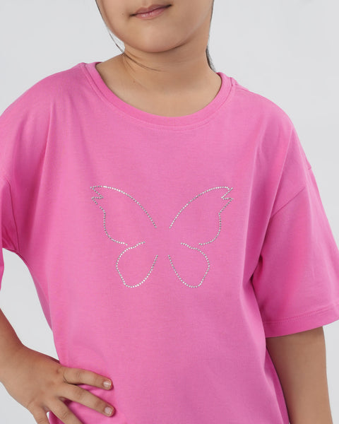 Girls' Half Sleeves T-Shirt