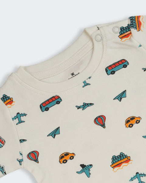 Newborn Boys Interlock Co-Ord Set