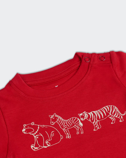 Newborn Boys Interlock T-Shirt