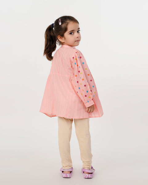 Eminent Girls Embroidered Frock - Pink, Girls Frocks, Eminent, Chase Value