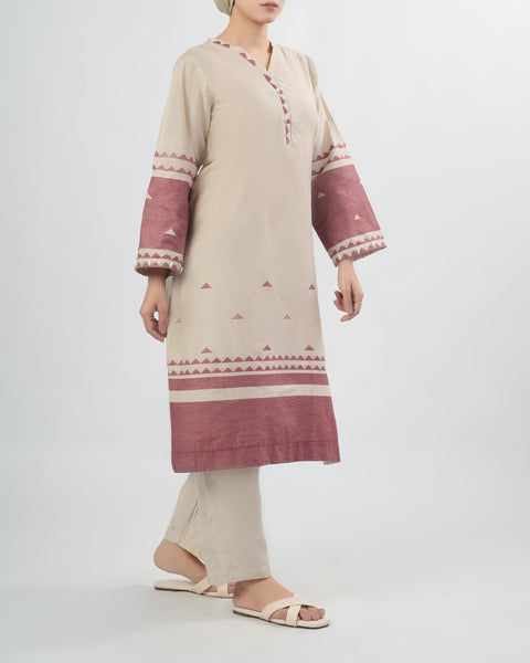 Yarn Dyed Cotton Silk 2Pcs Suit