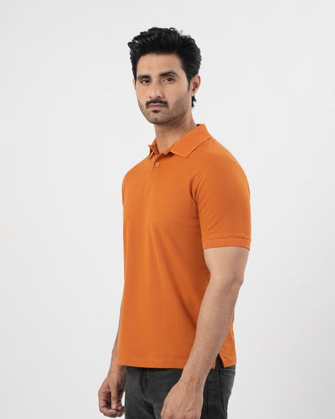 Solid Pique Polo T-Shirt