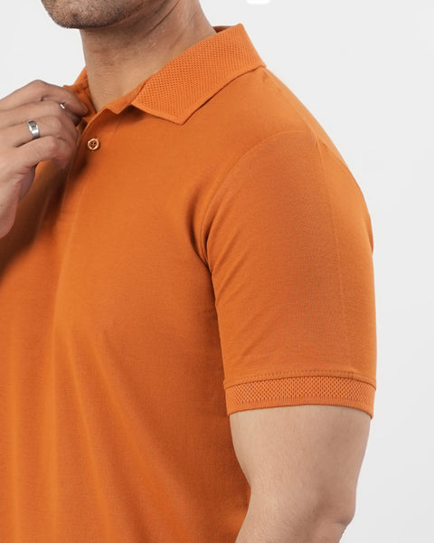 Solid Pique Polo T-Shirt
