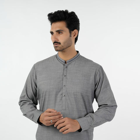 Eminent Men's Kurta Shalwar Suit - Dark Grey, Men's Shalwar Kameez, Eminent, Chase Value