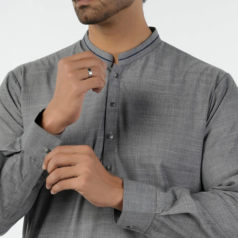Eminent Men's Kurta Shalwar Suit - Dark Grey, Men's Shalwar Kameez, Eminent, Chase Value