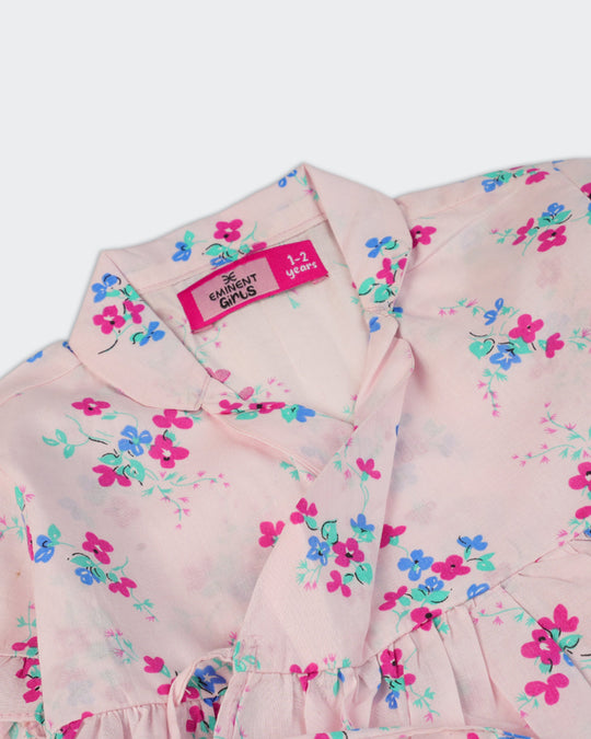 Girls' Printed Cotton Frock