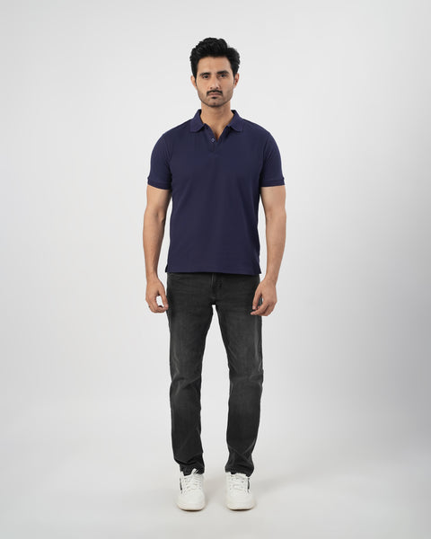 Solid Pique Polo T-Shirt