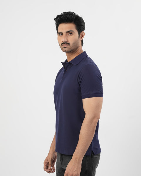 Solid Pique Polo T-Shirt