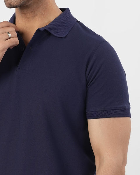 Solid Pique Polo T-Shirt