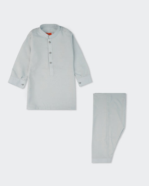 Boys' Plain Poly Viscose Shalwar Kameez