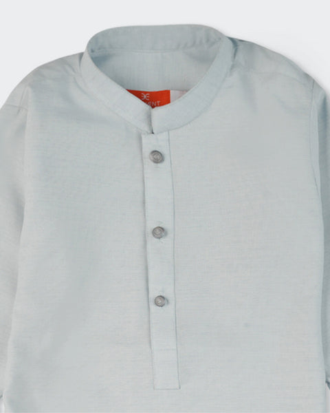 Boys' Plain Poly Viscose Shalwar Kameez