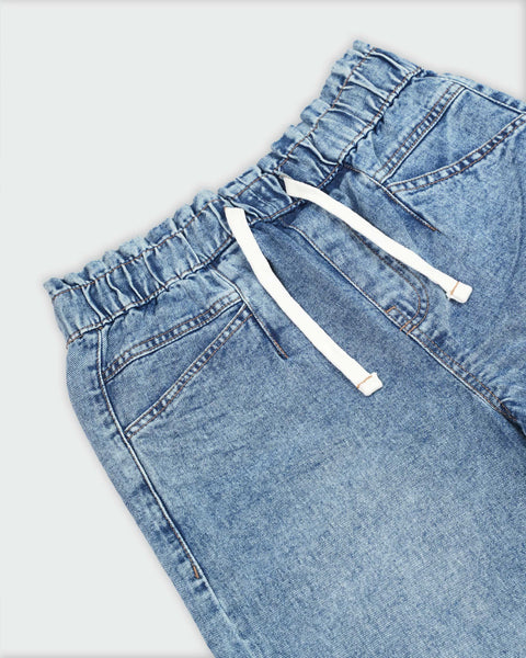 Women's Woven Denim Pants