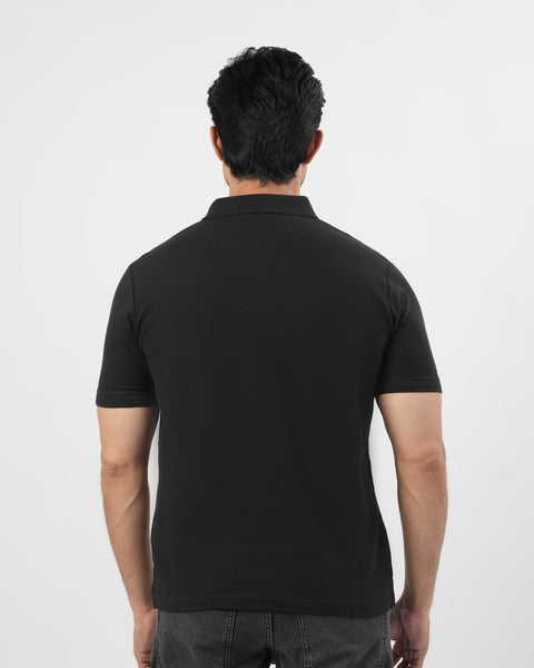 Solid Pique Polo T-Shirt