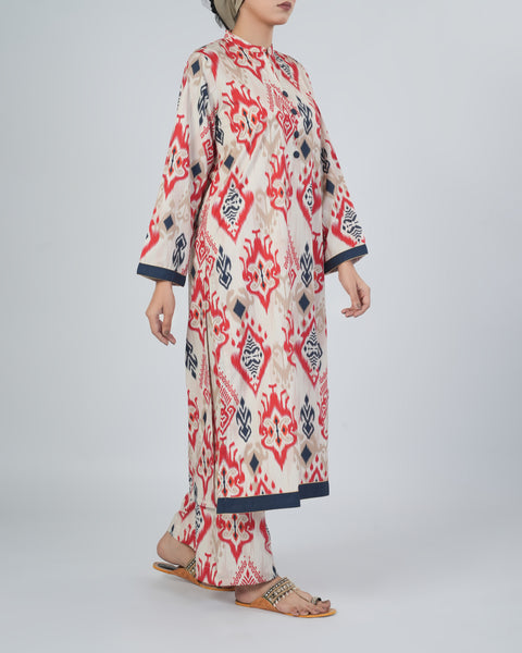 Women's Printed Crepe 2 Pcs Suit