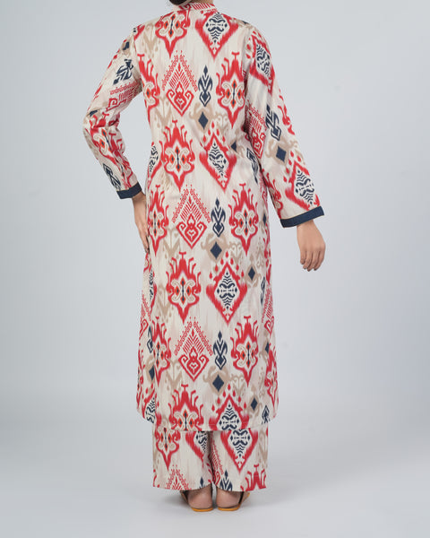 Women's Printed Crepe 2 Pcs Suit