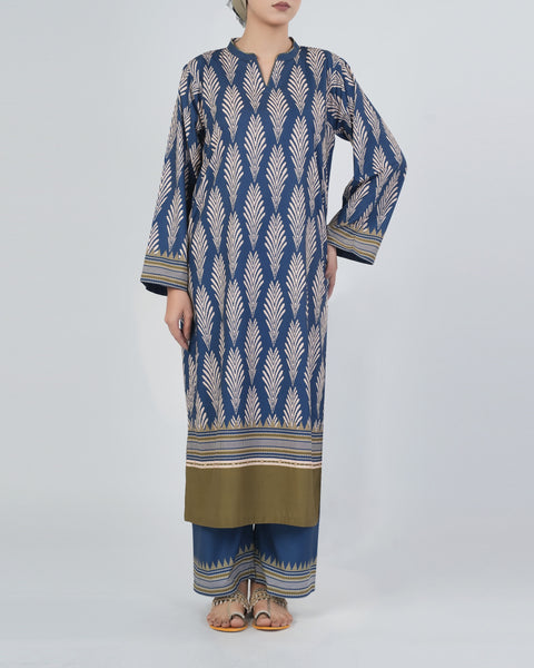 Women's Printed Crepe 2 Pcs Suit
