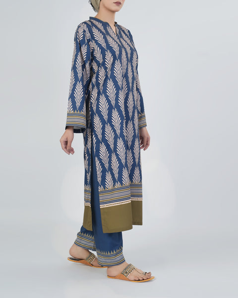 Women's Printed Crepe 2 Pcs Suit