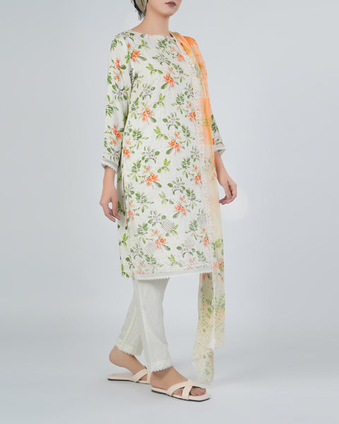 Women's Printed Embroidered 3Pcs Suits