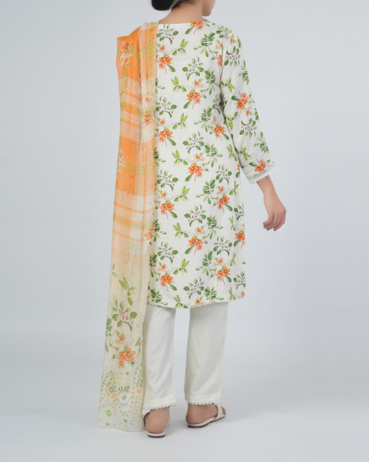 Women's Printed Embroidered 3Pcs Suits