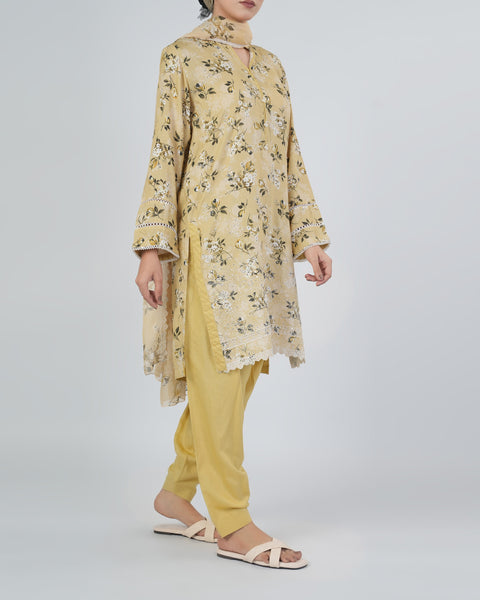 Women's Printed Embroidered 3Pcs Suits