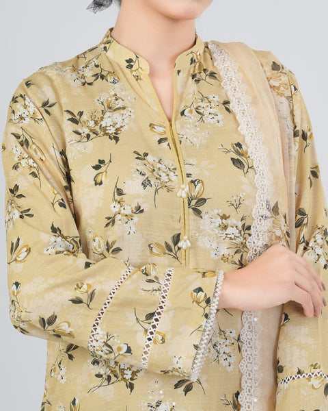 Women's Printed Embroidered 3Pcs Suits