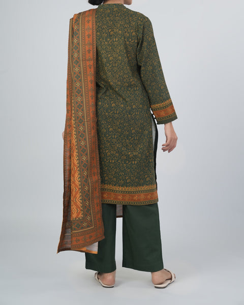 Women Khaddar Printed 3PCS