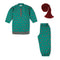 Eminent Girls 03 Pcs Suit - Green
