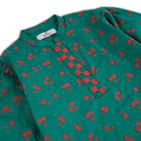 Eminent Girls 03 Pcs Suit - Green
