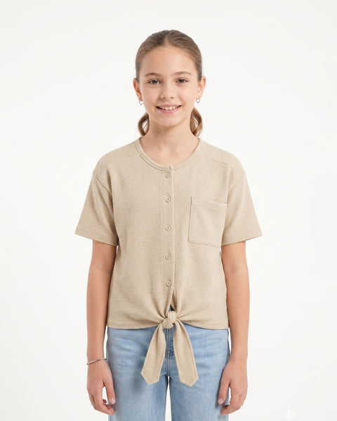 Graphic Textured Top
