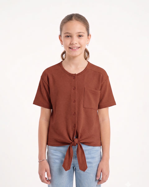 Graphic Textured Top