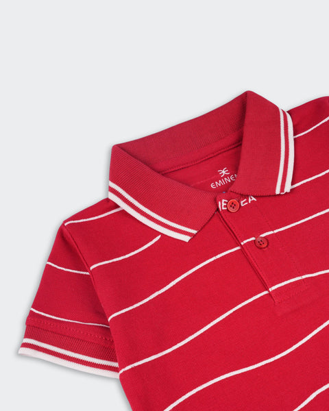 Boys' Half Sleeves Polo T-Shirt