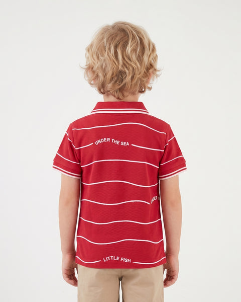 Boys' Half Sleeves Polo T-Shirt