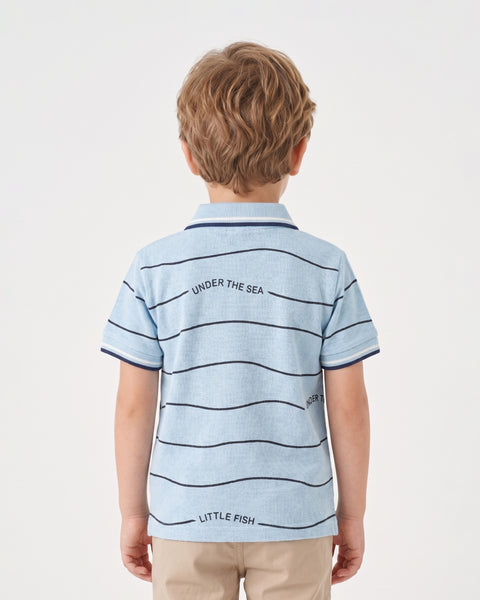 Boys' Half Sleeves Polo T-Shirt