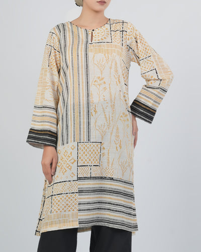Women's Khaddar Printed Kurti