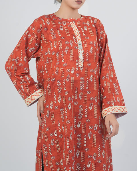 Women's Khaddar Printed Kurti