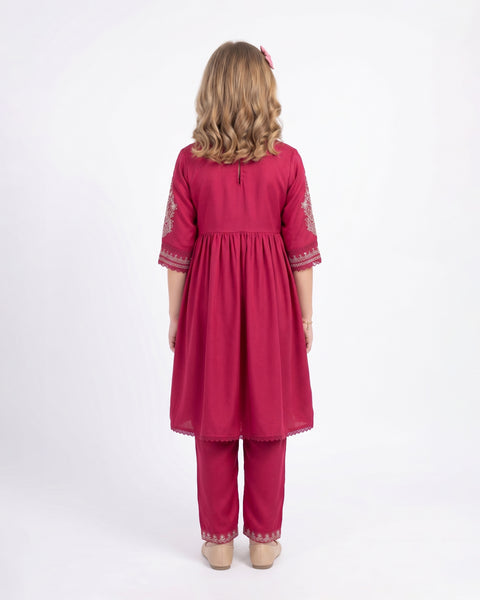 Signature Embroidered 2 Pcs Suit