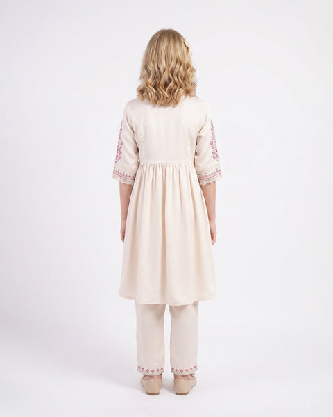 Signature Embroidered 2 Pcs Suit
