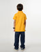 Eminent Boys Half Sleeves Polo T-Shirt - Mustard
