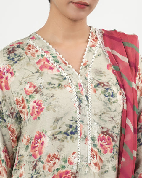 Women's Signature Embroidered 3 Pc