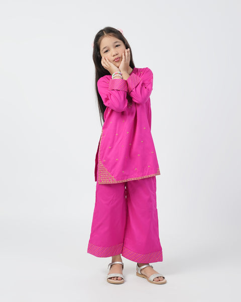 Eminent Girls Embroidered 02 Pcs Suit - Pink