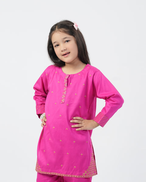 Eminent Girls Embroidered 02 Pcs Suit - Pink