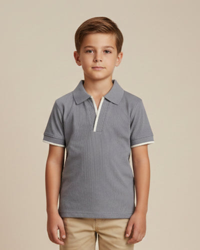 Boys Half Sleeves Polo T-Shirt
