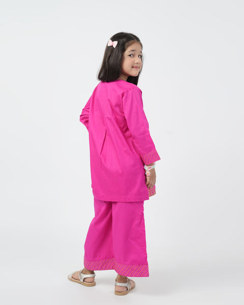 Eminent Girls Embroidered 02 Pcs Suit - Pink