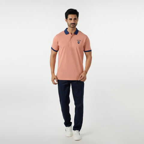 Eminent Men's Polo Half Sleeves T-Shirt - Clay, Men's T-Shirts & Polos, Eminent, Chase Value