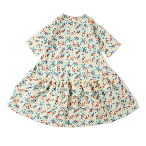 Eminent Girls Woven Frock - Off White